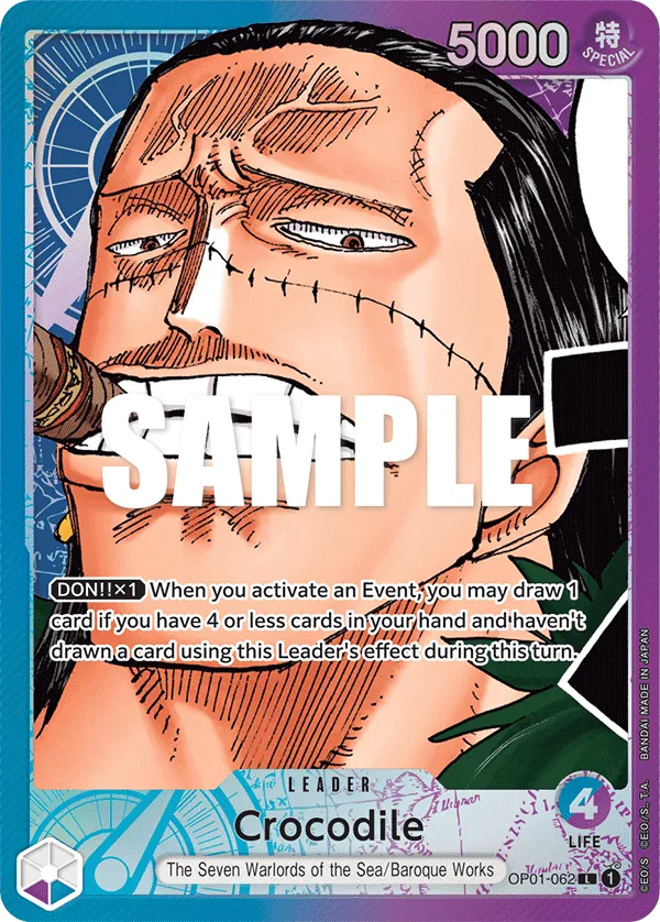Crocodile - OP01-062 - Alternate