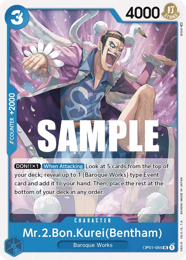 Mr.2.Bon.Kurei(Bentham) - OP01-084