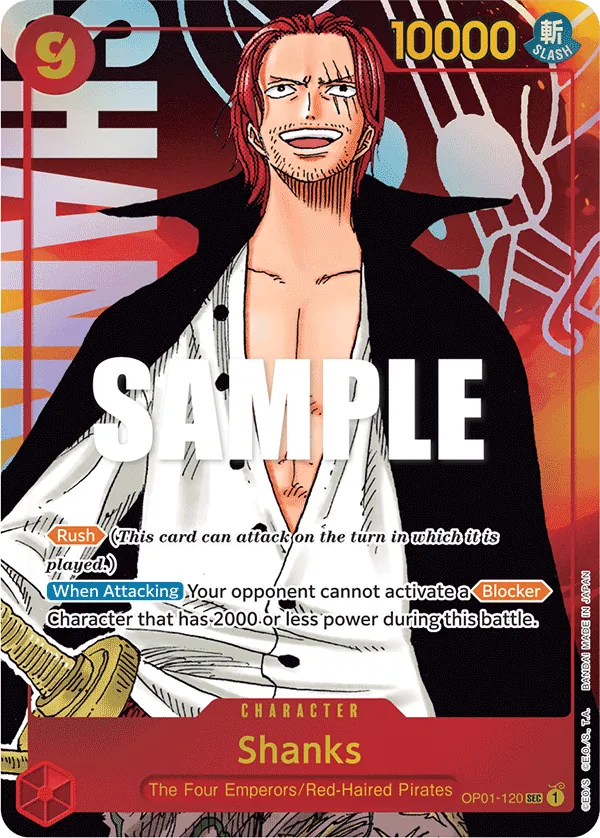 Shanks - OP01-120 - Alternate
