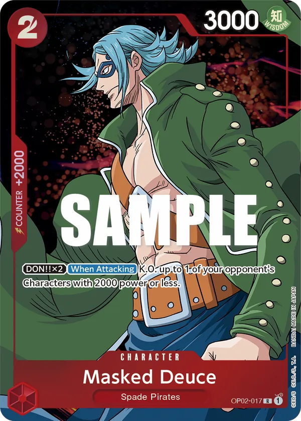 Masked Deuce - OP02-017 - Alternate