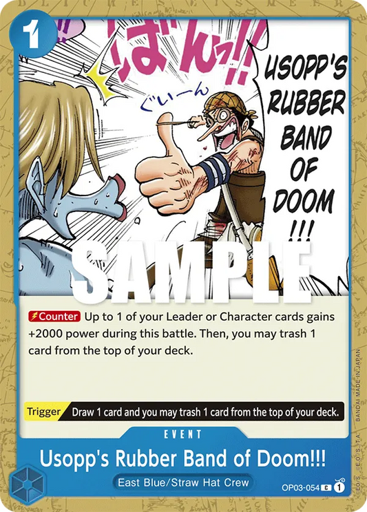 Usopp's Rubber Band of Doom!!! - OP03-054