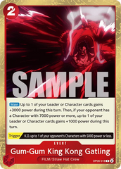 Gum-Gum King Kong Gatling - OP06-018 - Rare