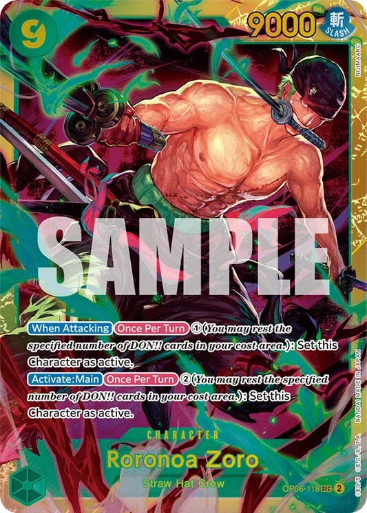 Roronoa Zoro - OP06-118 - Secret Rare