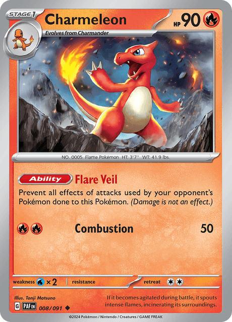 Charmeleon -8/91 - Uncommon