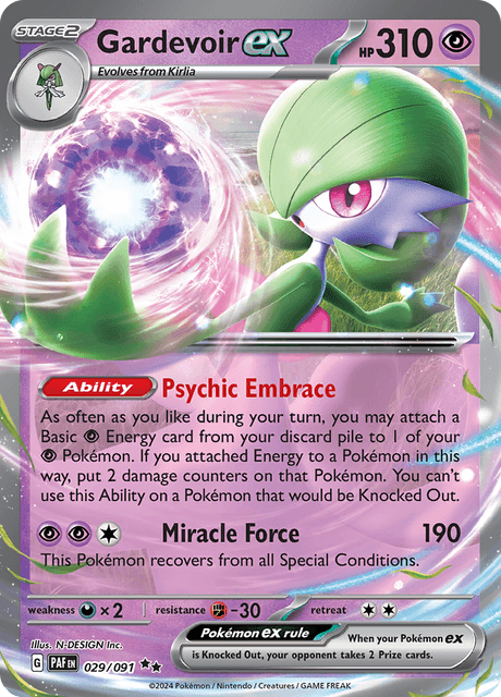 Gardevoir ex -29/91 - Double Rare