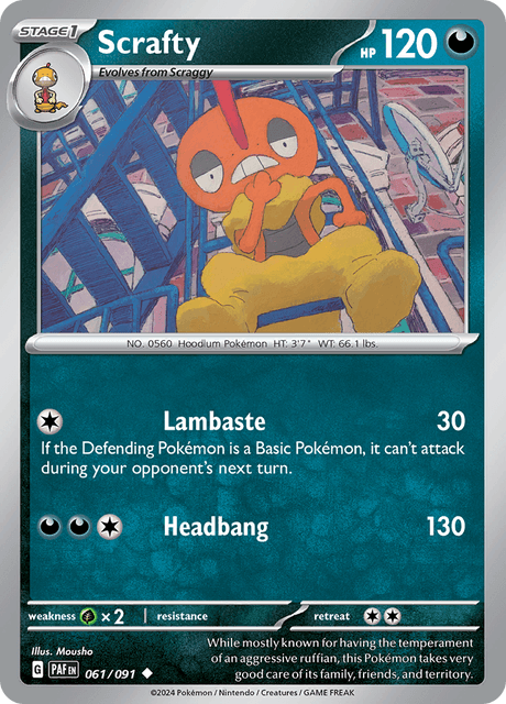 Scrafty -61/91 - Uncommon