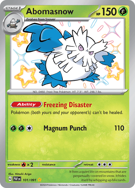 Abomasnow -101/91 - Shiny Rare