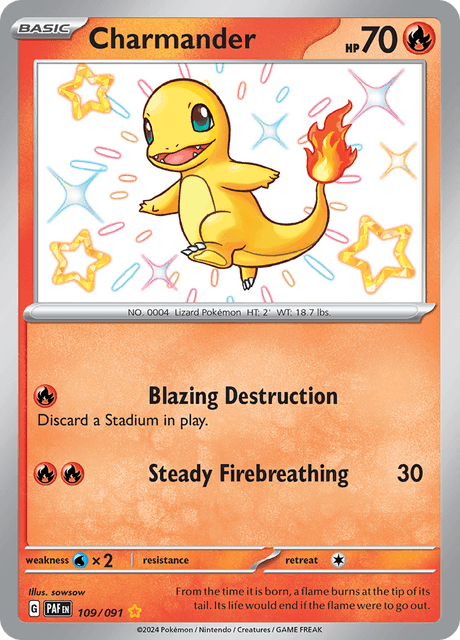 Charmander -109/91 - Shiny Rare