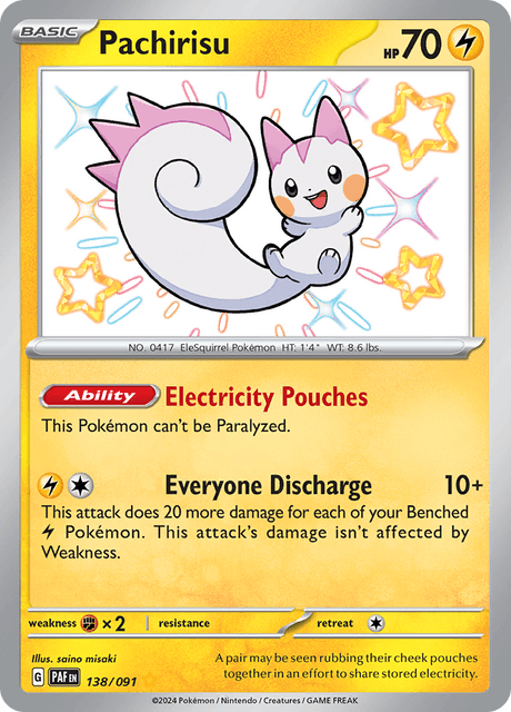 Pachirisu -138/91 - Shiny Rare