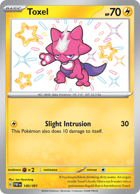 Toxel -140/91 - Shiny Rare