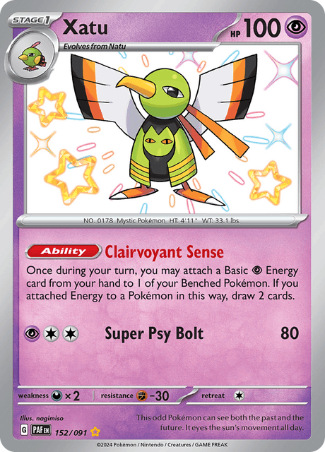 Xatu -152/91 - Shiny Rare