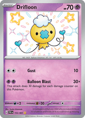 Drifloon -155/91 - Shiny Rare