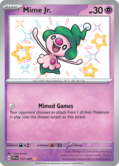 Mime Jr. -157/91 - Shiny Rare