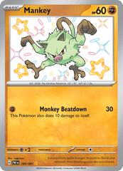 Mankey -169/91 - Shiny Rare