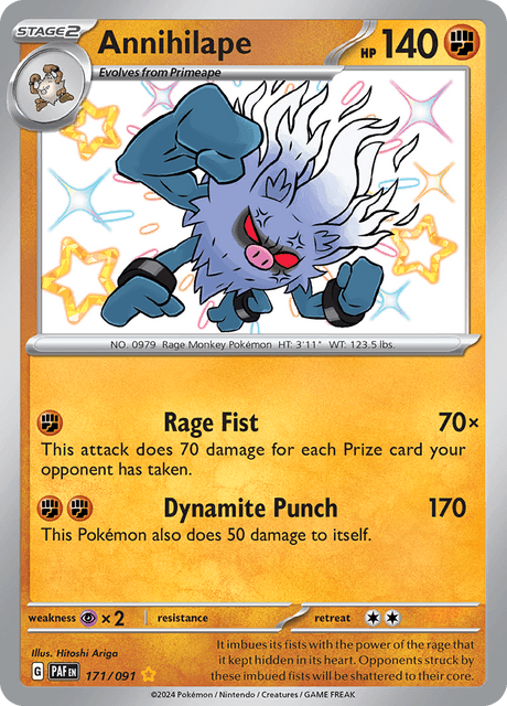 Annihilape -171/91 - Shiny Rare