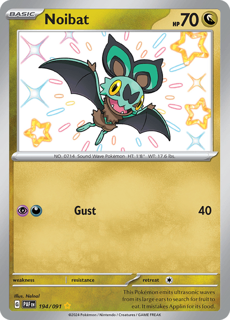 Noibat -194/91 - Shiny Rare