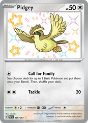 Pidgey -196/91 - Shiny Rare