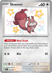Skwovet -205/91 - Shiny Rare