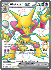 Alakazam ex -215/91 - Shiny Ultra Rare