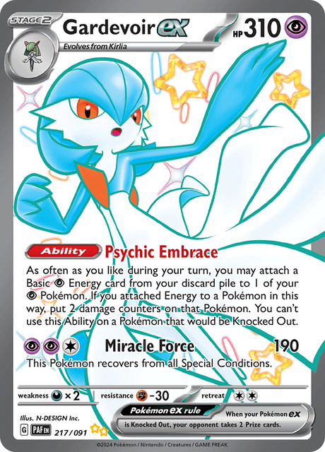 Gardevoir ex -217/91 - Shiny Ultra Rare