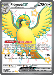Pidgeot ex -221/91 - Shiny Ultra Rare