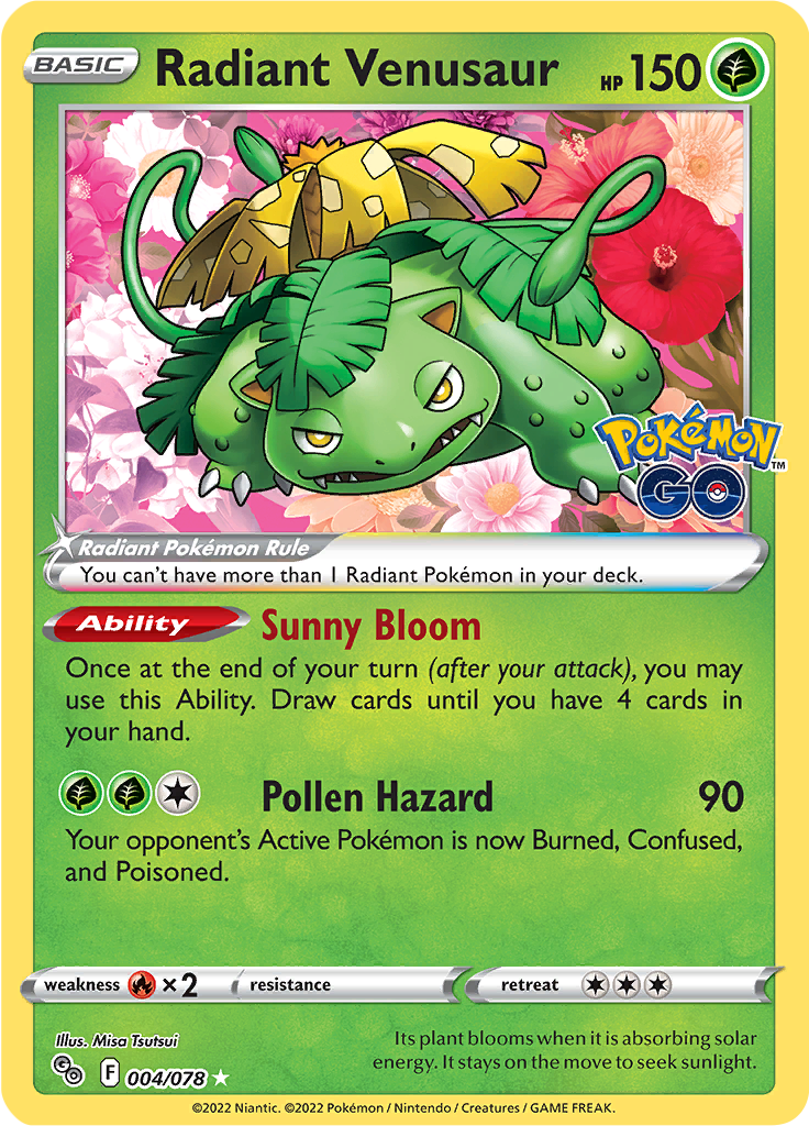 Radiant Venusaur - 4/78 - Radiant Rare