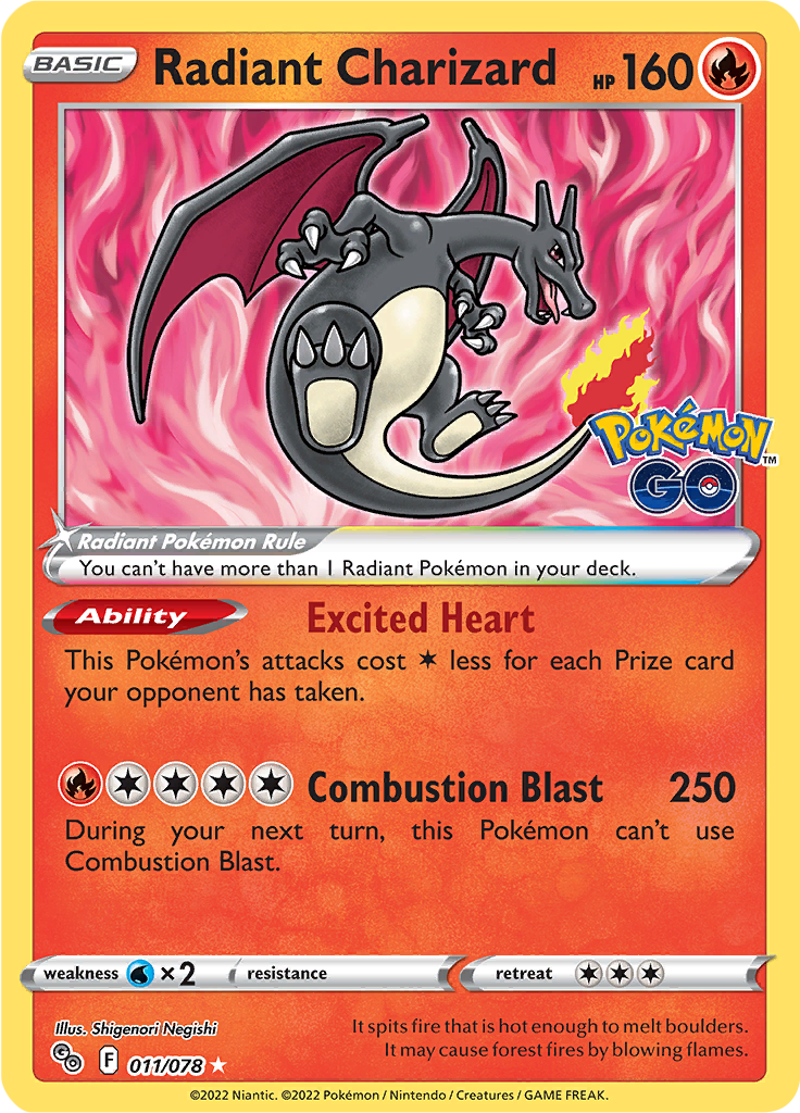 Radiant Charizard - 11/78 - Radiant Rare