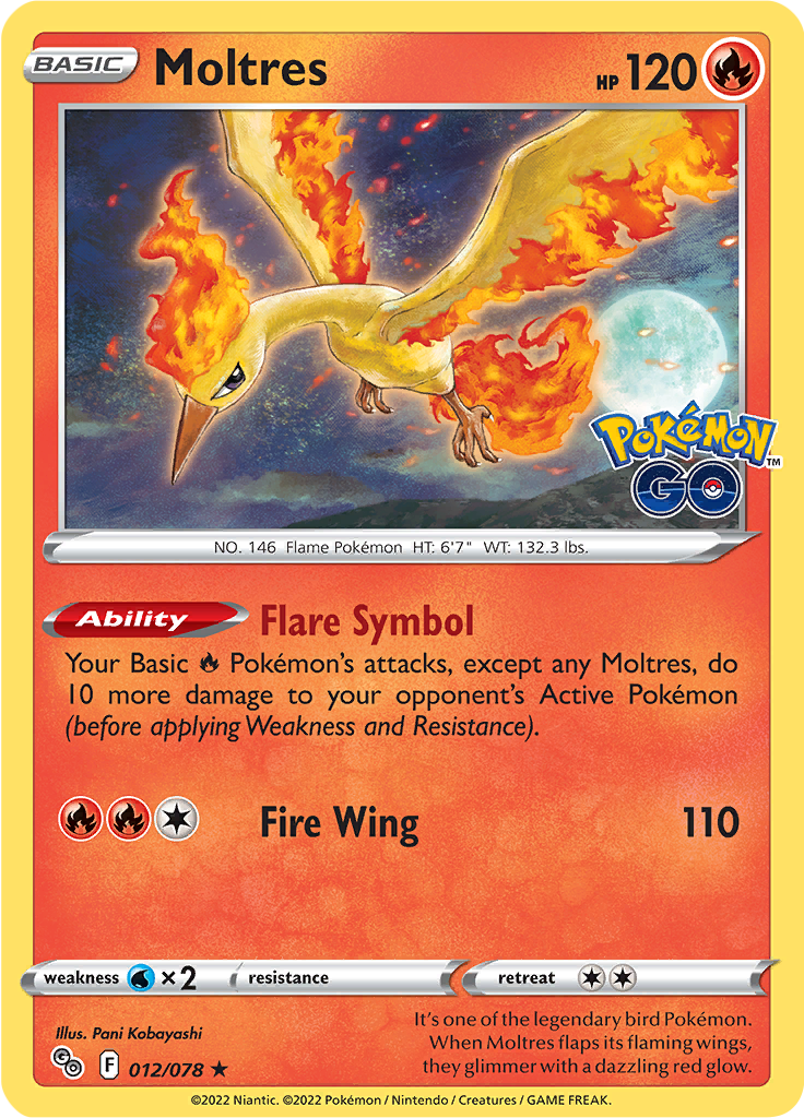 Moltres - 12/78 - Holo Rare