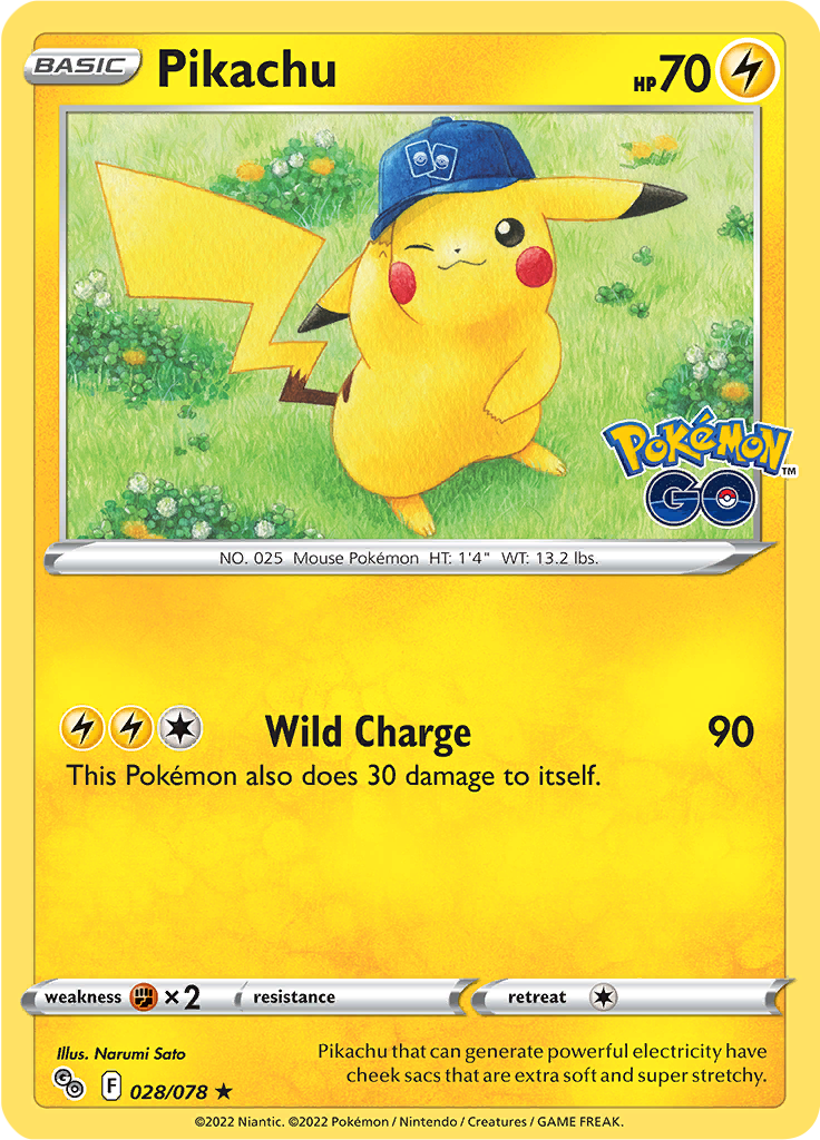 Pikachu - 28/78 - Holo Rare