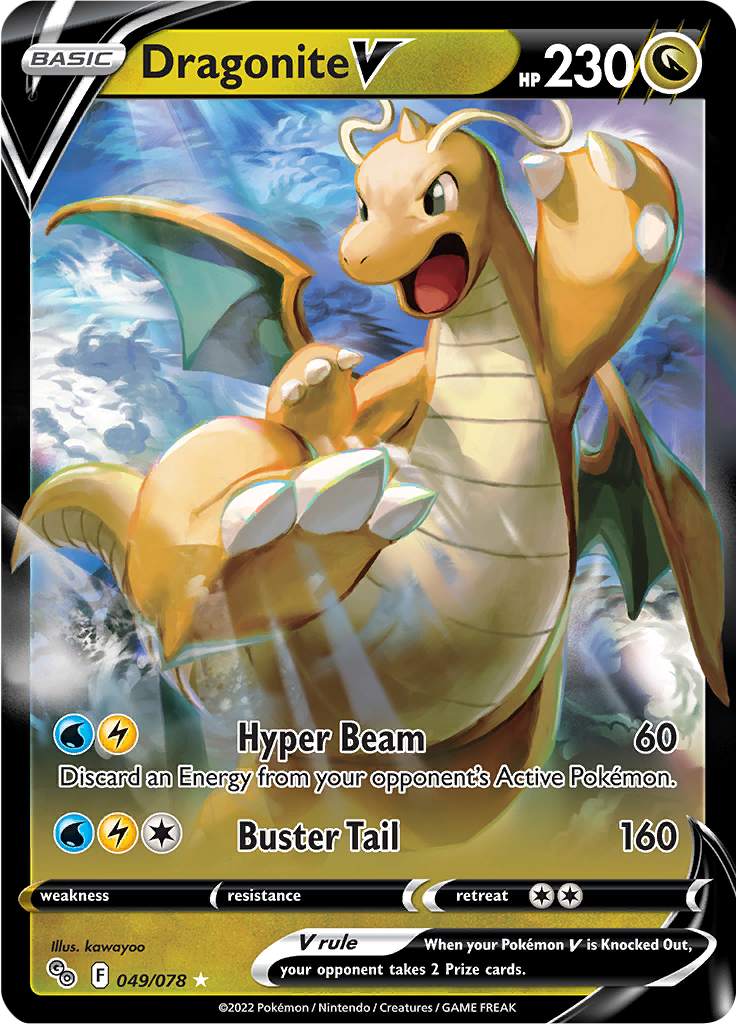 Dragonite V - 49/78 - Ultra Rare