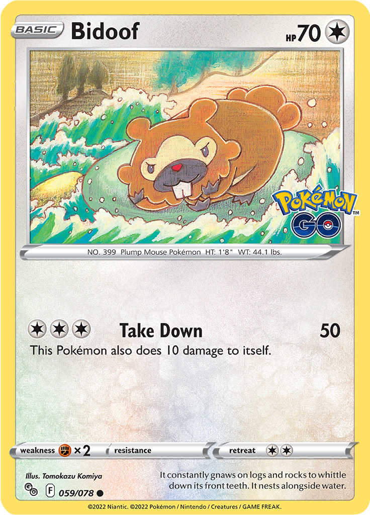 Bidoof - 59/78 - Common