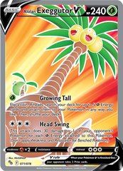 Alolan Exeggutor V - 71/78 - Full Art Rare