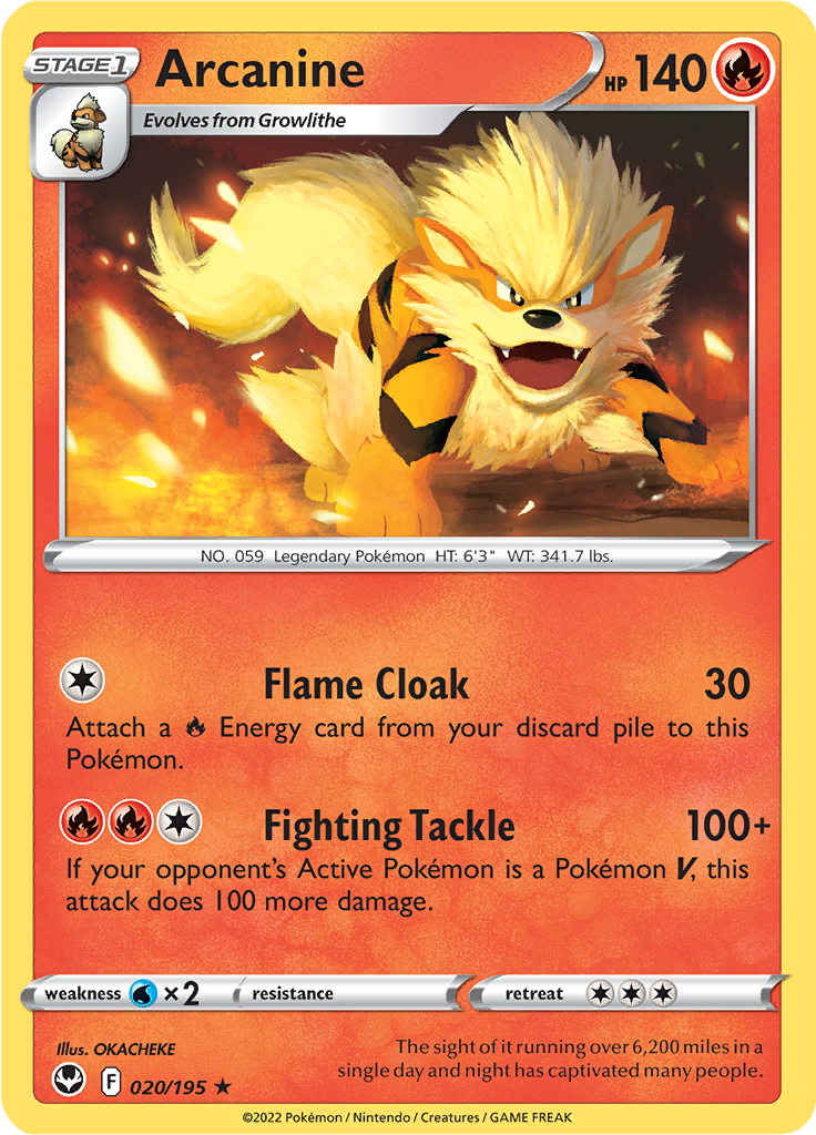 Arcanine - 20/195 - Rare