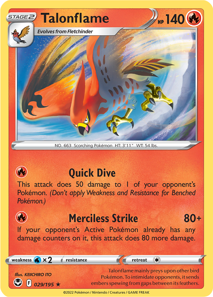 Talonflame - 29/195 - Rare