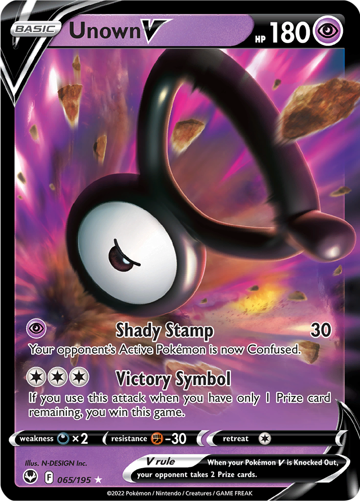 Unown V - 65/195 - Ultra Rare