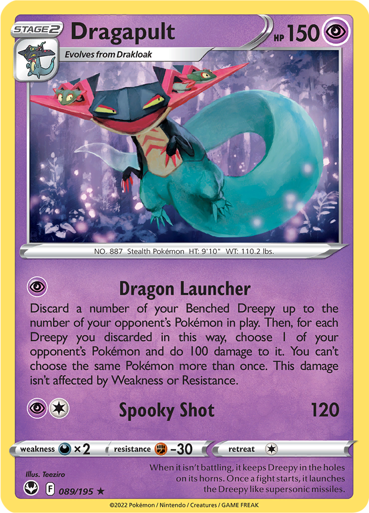 Dragapult - 89/195 - Holo Rare