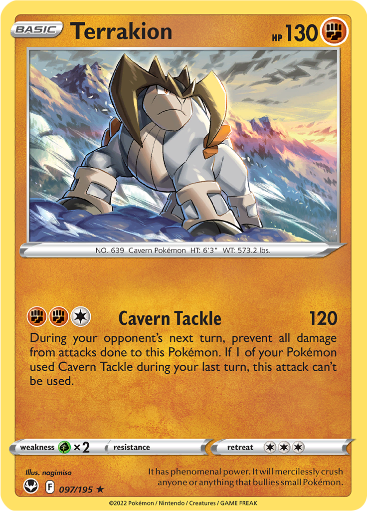 Terrakion - 97/195 - Holo Rare