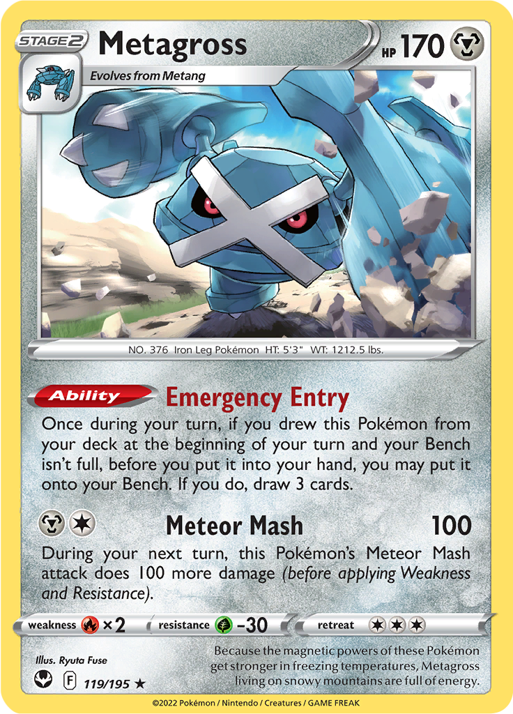 Metagross - 119/195 - Holo Rare