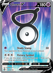 Unown V - 176/195 - Full Art Rare