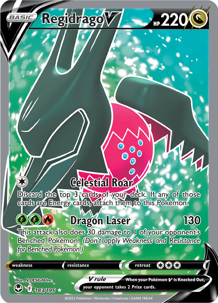 Regidrago V - 183/195 - Full Art Rare
