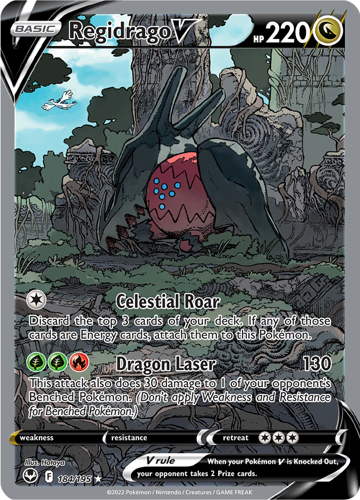 Regidrago V - 184/195 - Full Art Rare