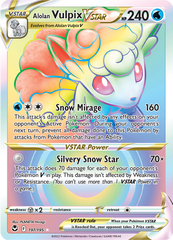 Alolan Vulpix VSTAR - 197/195 - Rainbow Rare