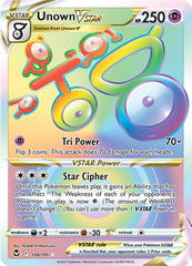 Unown VSTAR - 199/195 - Rainbow Rare