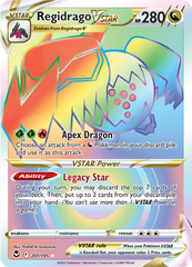 Regidrago VSTAR - 201/195 - Rainbow Rare