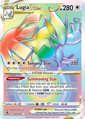 Lugia VSTAR - 202/195 - Rainbow Rare