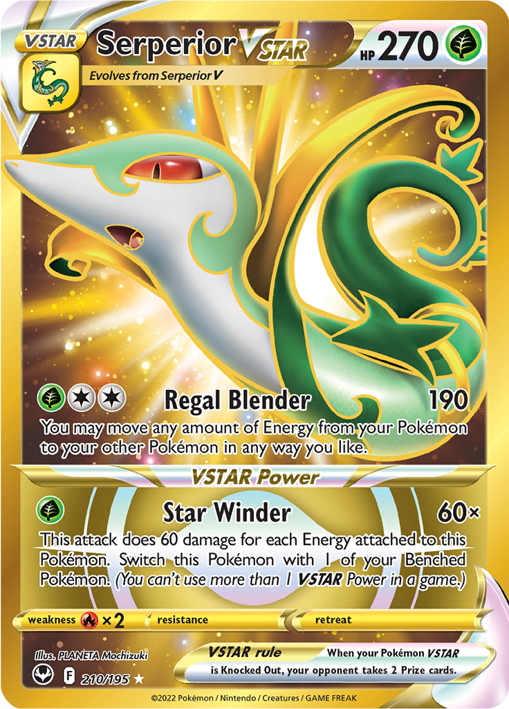 Serperior VSTAR - 210/195 - Secret Rare