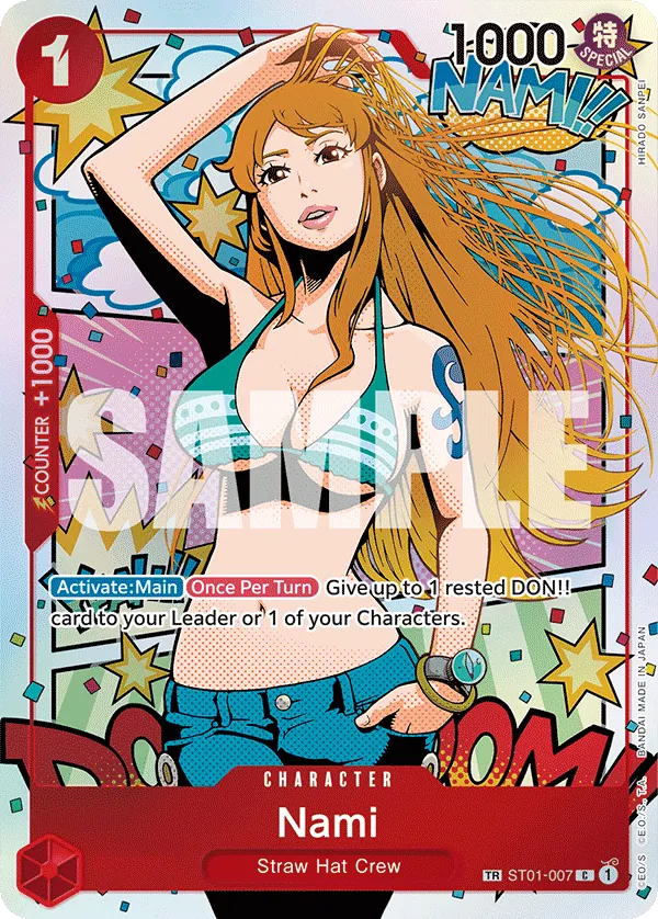 Nami - ST01-007 - Treasure Rare